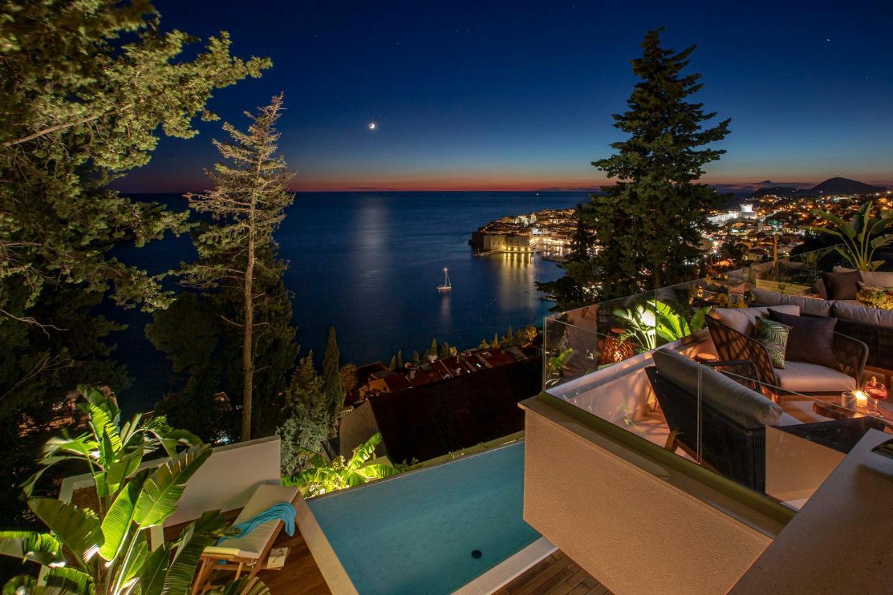 Villa T Dubrovnik - Wellness And Spa Luxury Villa With Spectacular Old Town View Экстерьер фото